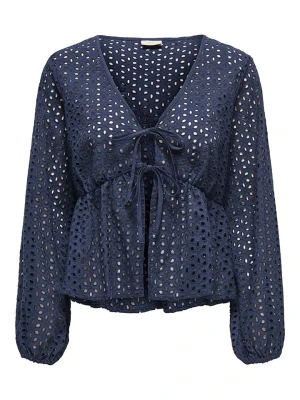 JDY Bluzka w kolorze granatowym rozmiar: L