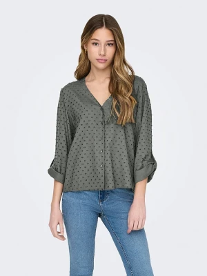 JDY Bluzka w kolorze szarym rozmiar: XS