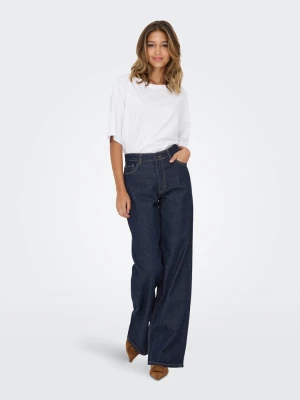 JDY Dżinsy "Ruby" - Wide Leg fit - w kolorze granatowym rozmiar: L / L32