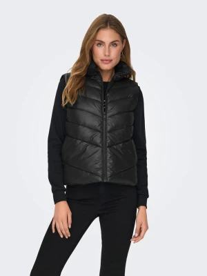 JDY Kamizelka pikowana w kolorze czarnym rozmiar: XS