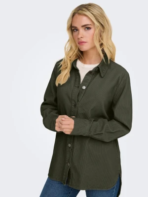 JDY Koszula sztruksowa w kolorze khaki rozmiar: XL