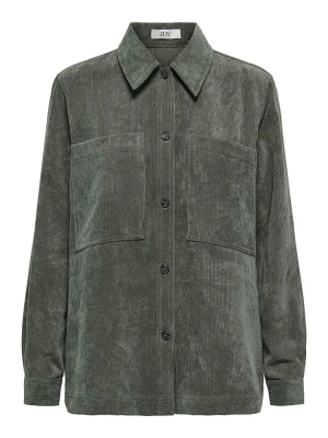 JDY Koszula sztruksowa w kolorze szarym rozmiar: L