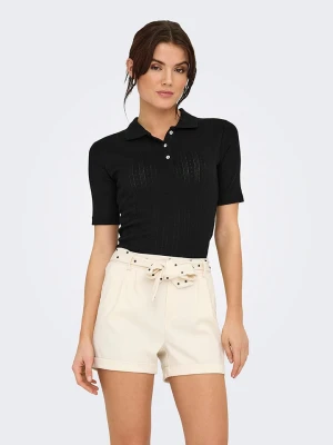 JDY Koszulka polo w kolorze czarnym rozmiar: L