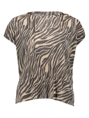 JDY Koszulka w kolorze beżowo-szarym rozmiar: XS