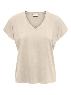 JDY Koszulka w kolorze beżowym rozmiar: XXL