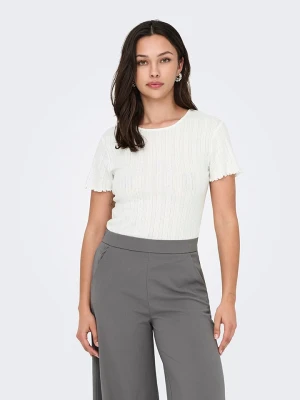 JDY Koszulka w kolorze białym rozmiar: L