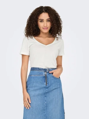 JDY Koszulka w kolorze białym rozmiar: S