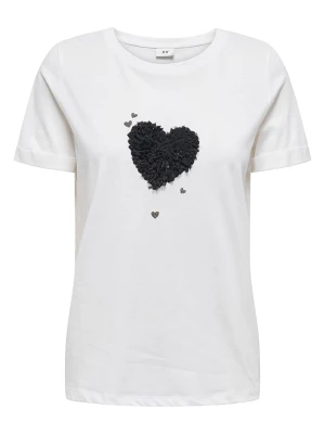 JDY Koszulka w kolorze białym rozmiar: L