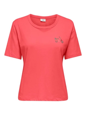 JDY Koszulka w kolorze czerwonym rozmiar: S