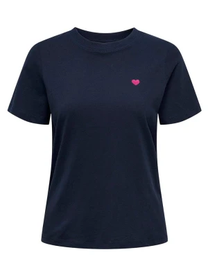 JDY Koszulka w kolorze granatowym rozmiar: M