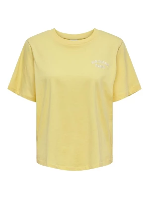 JDY Koszulka w kolorze żółtym rozmiar: XS