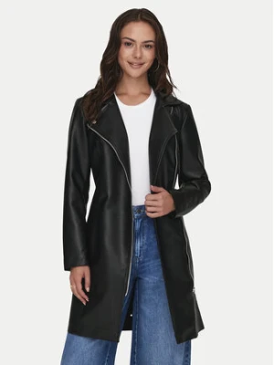 JDY Kurtka z imitacji skóry Yetta 15328148 Czarny Regular Fit