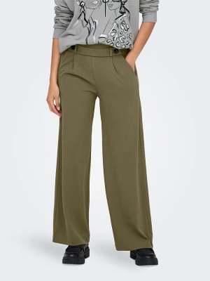 JDY Spodnie "Geggo" w kolorze khaki rozmiar: XS/L30