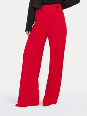 JDY Spodnie materiałowe Geggo 15208430 Czerwony Wide Leg