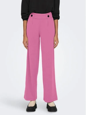 JDY Spodnie materiałowe Geggo 15208430 Różowy Wide Leg