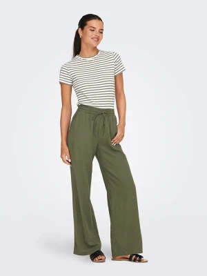 JDY Spodnie w kolorze khaki rozmiar: L/L32
