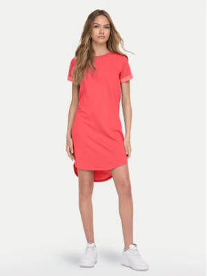 JDY Sukienka codzienna Ivy 15174793 Koralowy Regular Fit