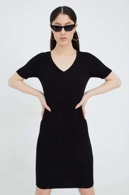 JDY sukienka kolor czarny mini dopasowana