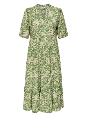 JDY Sukienka w kolorze zielono-beżowym rozmiar: L