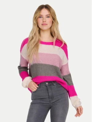 JDY Sweter Badut 15211499 Różowy Regular Fit