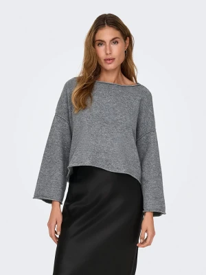 JDY Sweter "Rue" w kolorze szarym rozmiar: XL