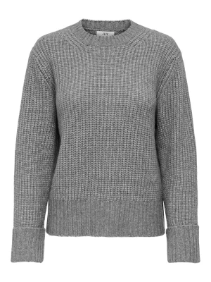 JDY Sweter "Silja" w kolorze szarym rozmiar: XXL