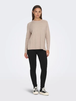 JDY Sweter w kolorze beżowym rozmiar: L
