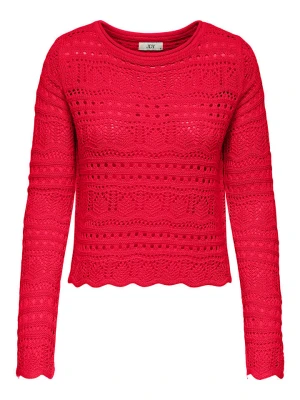 JDY Sweter w kolorze czerwonym rozmiar: L