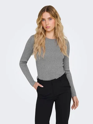 JDY Sweter w kolorze jasnoszarym rozmiar: XL