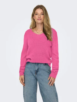 JDY Sweter w kolorze różowym rozmiar: M