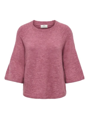 JDY Sweter w kolorze szaroróżowym rozmiar: XS