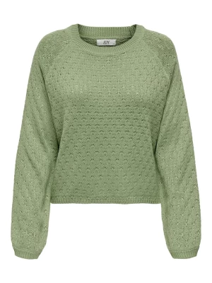JDY Sweter w kolorze zielonym rozmiar: M