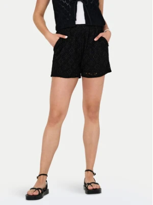 JDY Szorty materiałowe Eva 15351501 Czarny Loose Fit