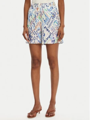 JDY Szorty materiałowe Troya 15347221 Écru Loose Fit