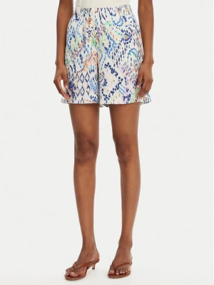 JDY Szorty materiałowe Troya 15347221 Écru Loose Fit Kremowy