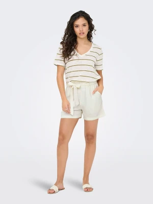 JDY Szorty w kolorze kremowym rozmiar: 34