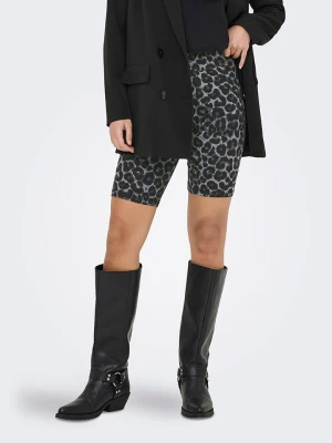 JDY Szorty w kolorze srebrno-czarnym rozmiar: L