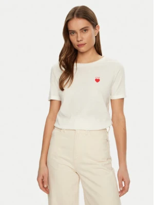JDY T-Shirt Kitty 15318845 Biały Regular Fit
