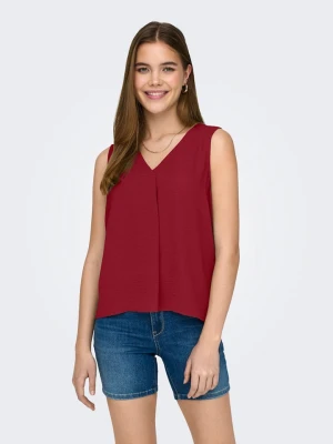 JDY Top w kolorze bordowym rozmiar: M