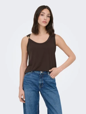 JDY Top w kolorze brązowym rozmiar: XL