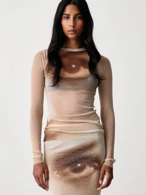 Jean Paul GAULTIER longsleeve damski Face