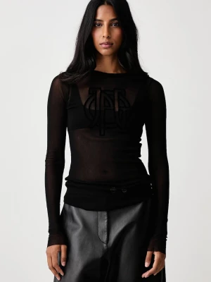 Jean Paul GAULTIER longsleeve damski JPG Logo