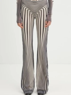 Jean Paul GAULTIER spodnie Morphing Stripes