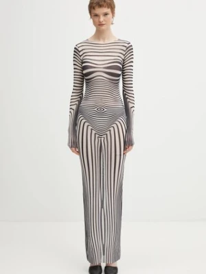 Jean Paul GAULTIER sukienka Morphing Stripes