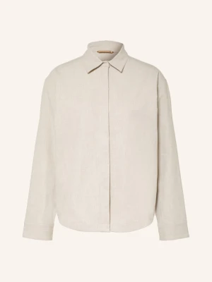 Jeanne Baret Bluzka Koszulowa Hella Z Flaneli beige