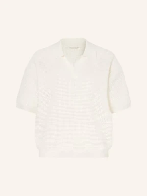 Jeanne Baret Dzianinowa Koszulka Polo Saffron weiss