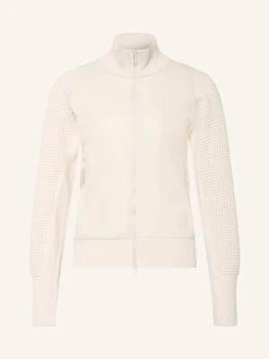 Jeanne Baret Kardigan Vinter Z Mieszanki Materiałów beige ECRU
