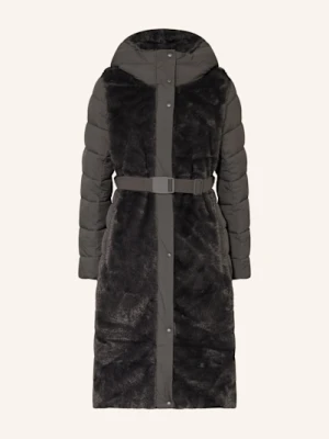 Jeanne Baret Parka Calla Z Mieszanki Materiałów grau