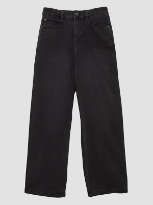 Jeans Baggy / Relaxed Fit / Mid Rise / Wide Leg / miękkie i ciepłe s.Oliver szary