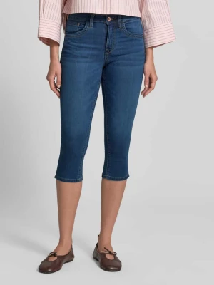 Jeans capri o kroju slim fit z mieszanki bawełny Tom Tailor